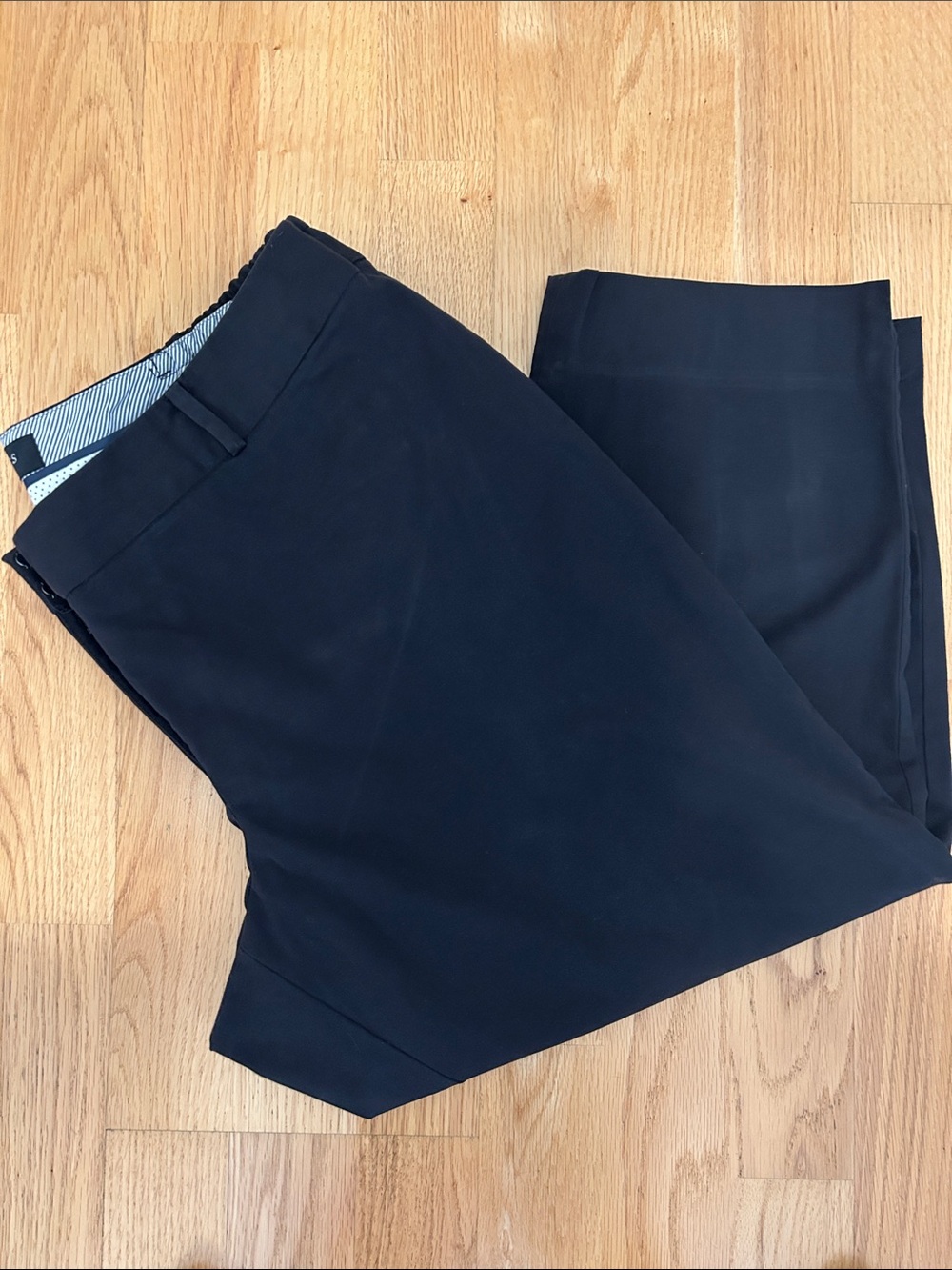 Talbots Black Cropped Ankle Pants
